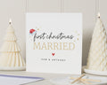 First Christmas Married Card, Personalised Christmas Card, Newlywed Christmas Card, Married Couple Christmas Card, Custom Xmas Card