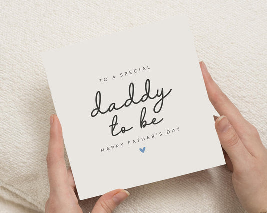 Fathers Day Card for Daddy to Be, Daddy to Be Fathers Day Card, Fathers Day Card from Bump, New Dad Card, Personalised Fathers Day