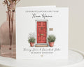 New Home Card, Personalised New Home Card, Housewarming Card, Congratulations Card, New Home Card for Couple, Custom Address Card