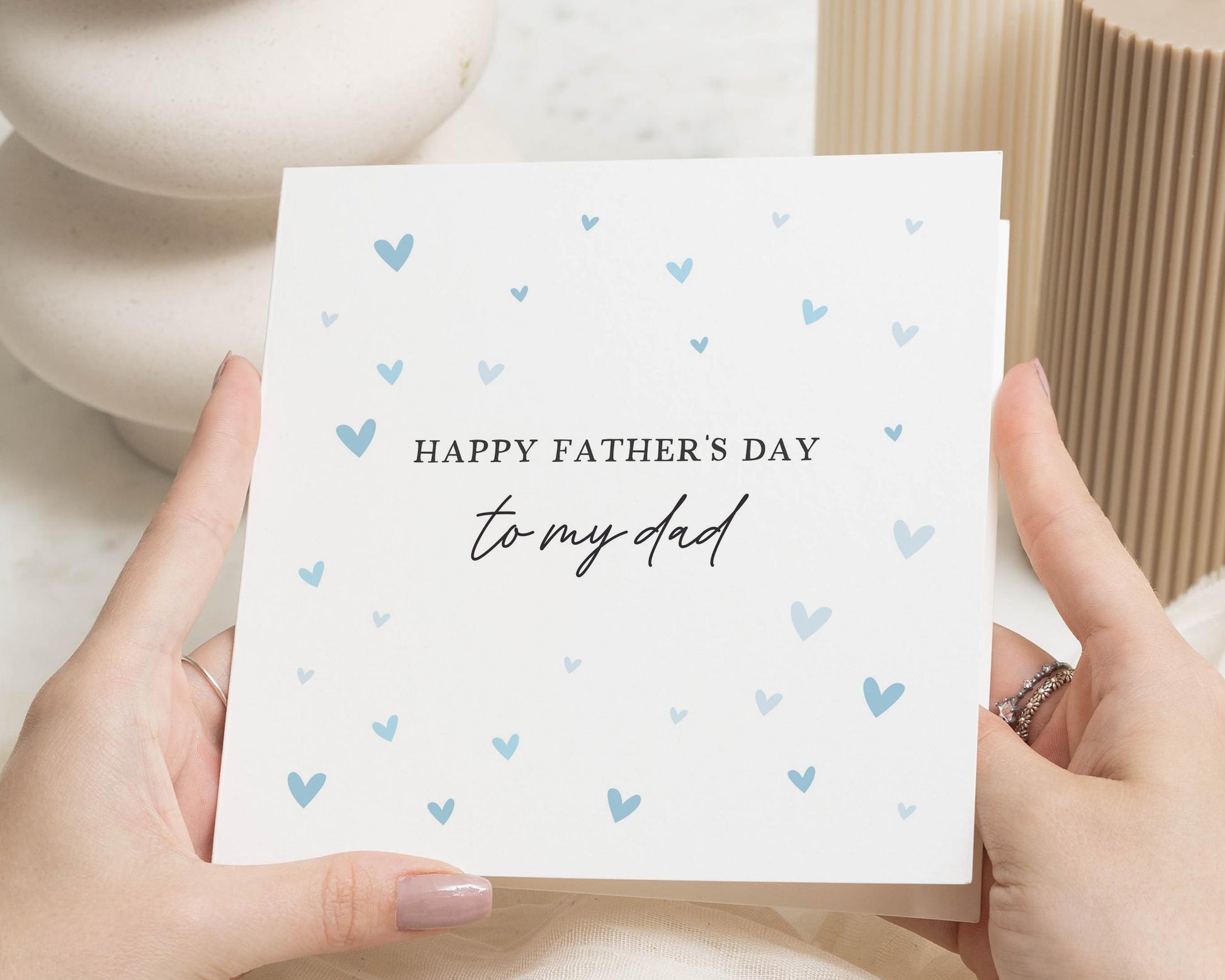 Fathers Day Card for Dad, Happy Fathers Day Card, Fathers Day Card from Daughter, Fathers Day Card for Him, Cute Fathers Day Card