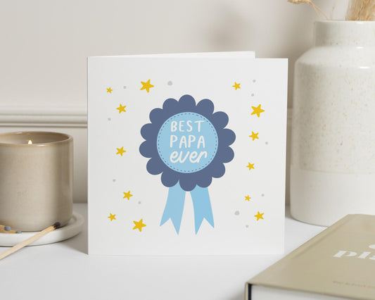 Fathers Day Card for Papa, Birthday Card for Papa, Best Papa Card, Card for Dad, Cute Fathers Day Card, Papa Birthday Card