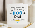 Fathers Day Card from the Dog, Dog Dad Fathers Day Card, Fathers Day Card for Him, Cute Fathers Day Card, Best Dog Dad Card