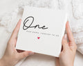 Anniversary Card, One Year Down Forever To Go Card, 1st Anniversary Card, Romantic Card For Him Or Her, Minimalist Anniversary Card