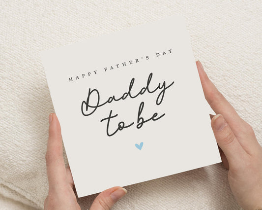 Fathers Day Card for Daddy to Be, Daddy to Be Fathers Day Card, Fathers Day Card from Bump, New Dad Card, Cute Fathers Day Card