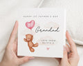 1st Fathers Day Card for Grandad, Personalised Fathers Day Card, Cute Bear Card, Fathers Day Card from Baby, Fathers Day Card for Him