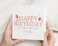 Birthday Card for Niece, Niece Birthday Card, Happy Birthday Card for Girl, Personalised Birthday Card, Cute Strawberry Birthday Card