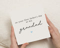 First Fathers Day Card for Grandad, Fathers Day Card from Grandchild, Grandad Fathers Day Card, Personalised Fathers Day Card