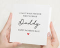 Fathers Day Card from Bump, First Fathers Day Card, Daddy to Be Card, Fathers Day Card for Dad, Cute Fathers Day Card, First Cuddle Card