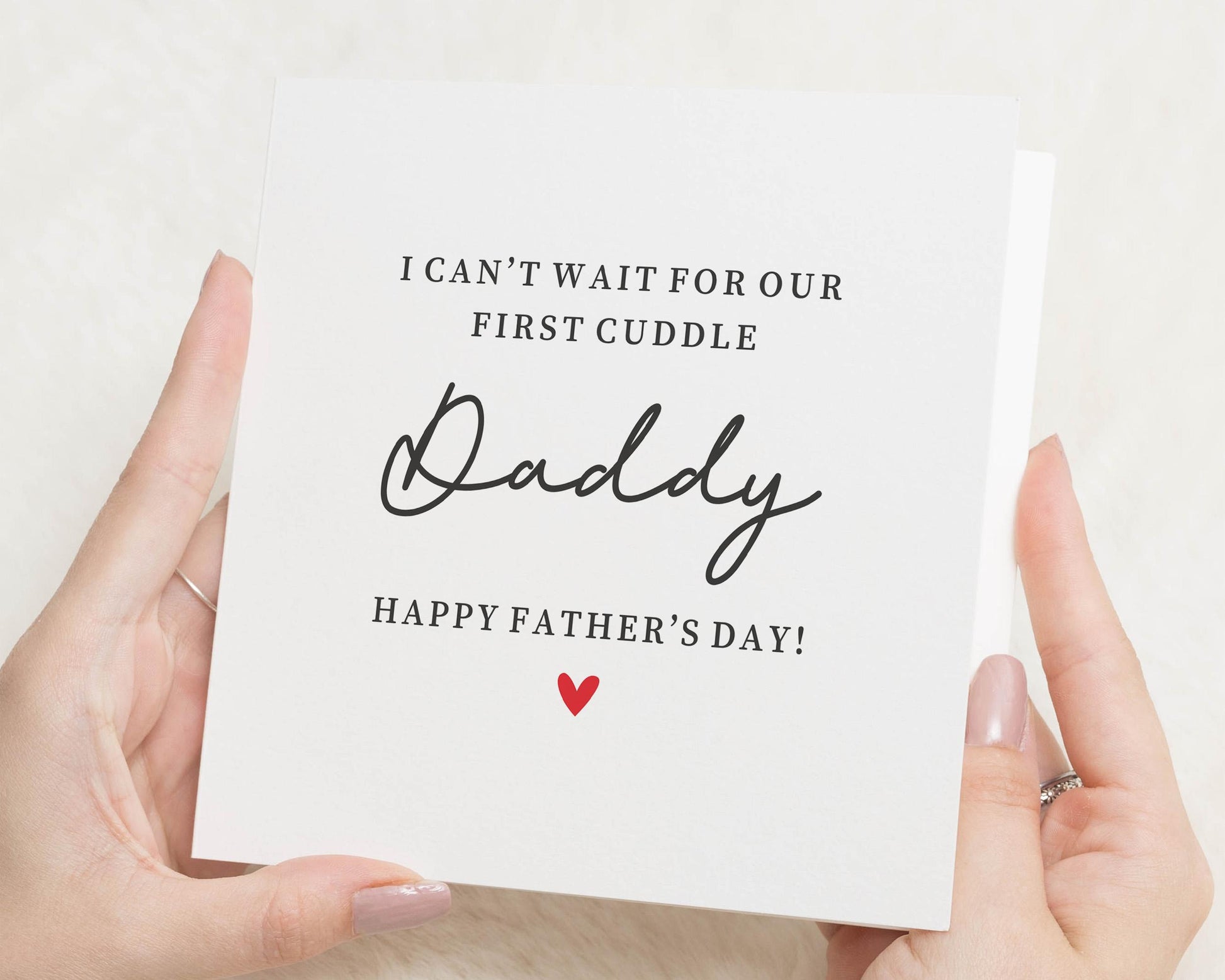 Fathers Day Card from Bump, First Fathers Day Card, Daddy to Be Card, Fathers Day Card for Dad, Cute Fathers Day Card, First Cuddle Card