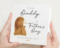 Fathers Day Card for Daddy, Fathers Day Card from Kids, Lion Card for Dad, Personalised Fathers Day Card, Cute Animal Card for Him