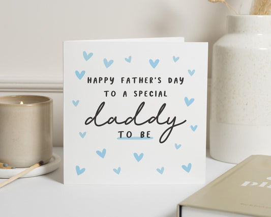 Fathers Day Card for Daddy to Be, Fathers Day Card from Bump, New Dad Card, Daddy to Be Card, Cute Fathers Day Card