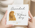 Fathers Day Card for Grandad, Personalised Fathers Day Card, Lion Card, Cute Fathers Day Card, Fathers Day Card from Grandchildren