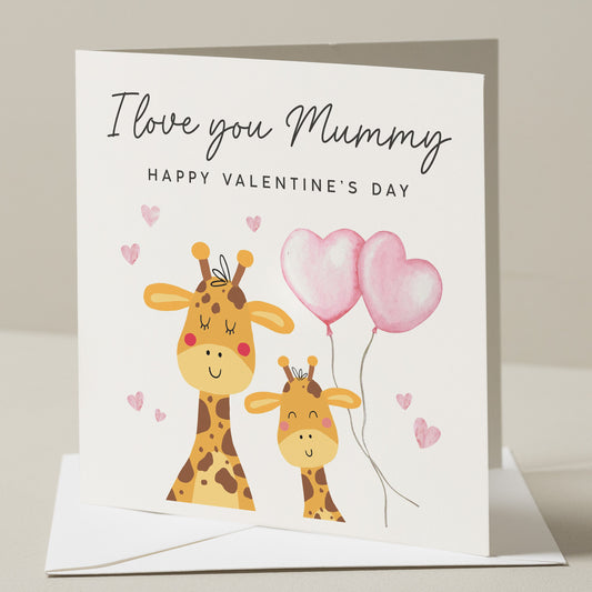 Mummy Valentines Day Card, Cute Valentine's Day Card For Mummy, Valentine Card Mum, For Mom, Mummy, Mum Valentines Card, Mummy Valentines