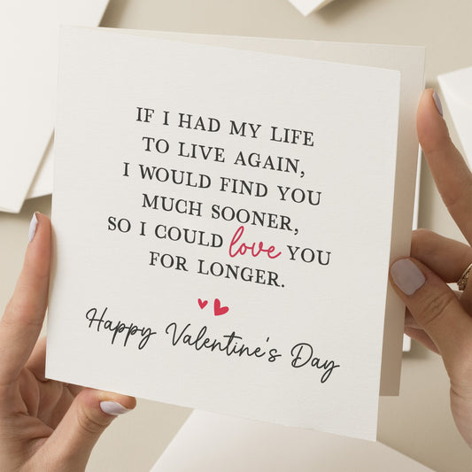 Poem Valentines Day Card, Valentines Day Card Boyfriend, Husband Valentines Day Card, Valentine's Card For Her, Valentine's Gift For Wife