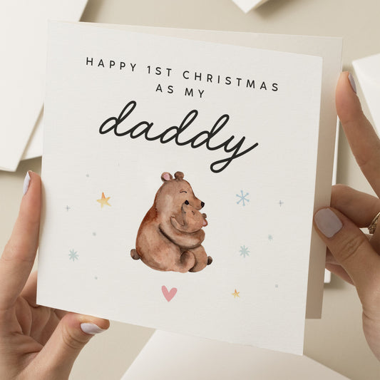 Dad Christmas Card, First Christmas As My Dad, Dad's First Christmas, Newborn Christmas Card, Christmas Card, Dad 1st Christmas, Daddy