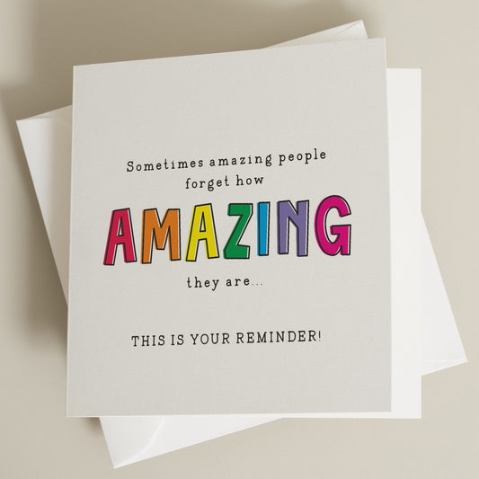 Appreciation Card, Thank You Card, You're Amazing Card, Proud Of You Card, Congratulations Card, Well Done Card, Thinking Of You Card