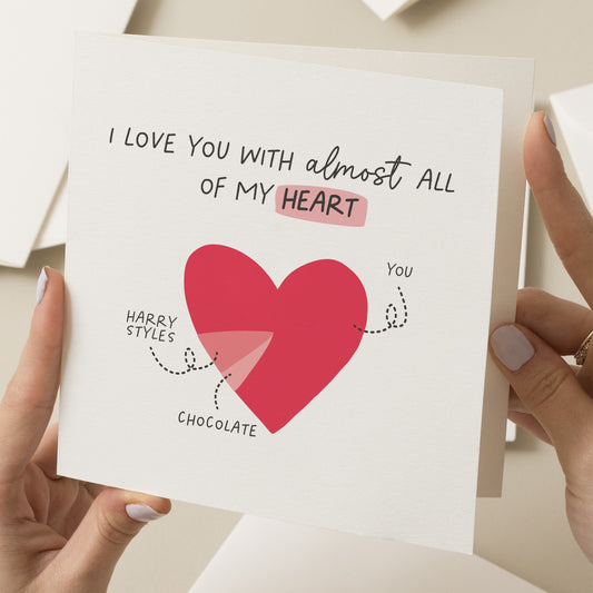 Boyfriend Valentines Day Card, Valentines Day Card Husband, Girlfriend Valentines Day Card, Valentine's Card Wife, For Him, Partner