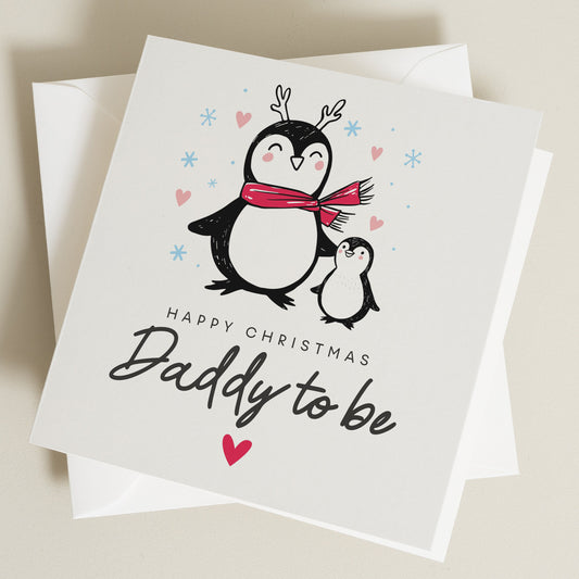 Daddy To Be Christmas Card, Baby Bump Christmas, Christmas Card For Daddy To Be, Baby Bump First Christmas Card To Daddy, Newborn To Daddy