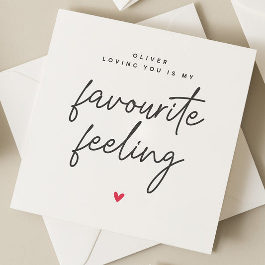 Happy Valentine's Day Card, Boyfriend Valentines Card, Valentines Day Card Husband, 1Romantic Valentine's Day Card, Valentine's Gift For Her