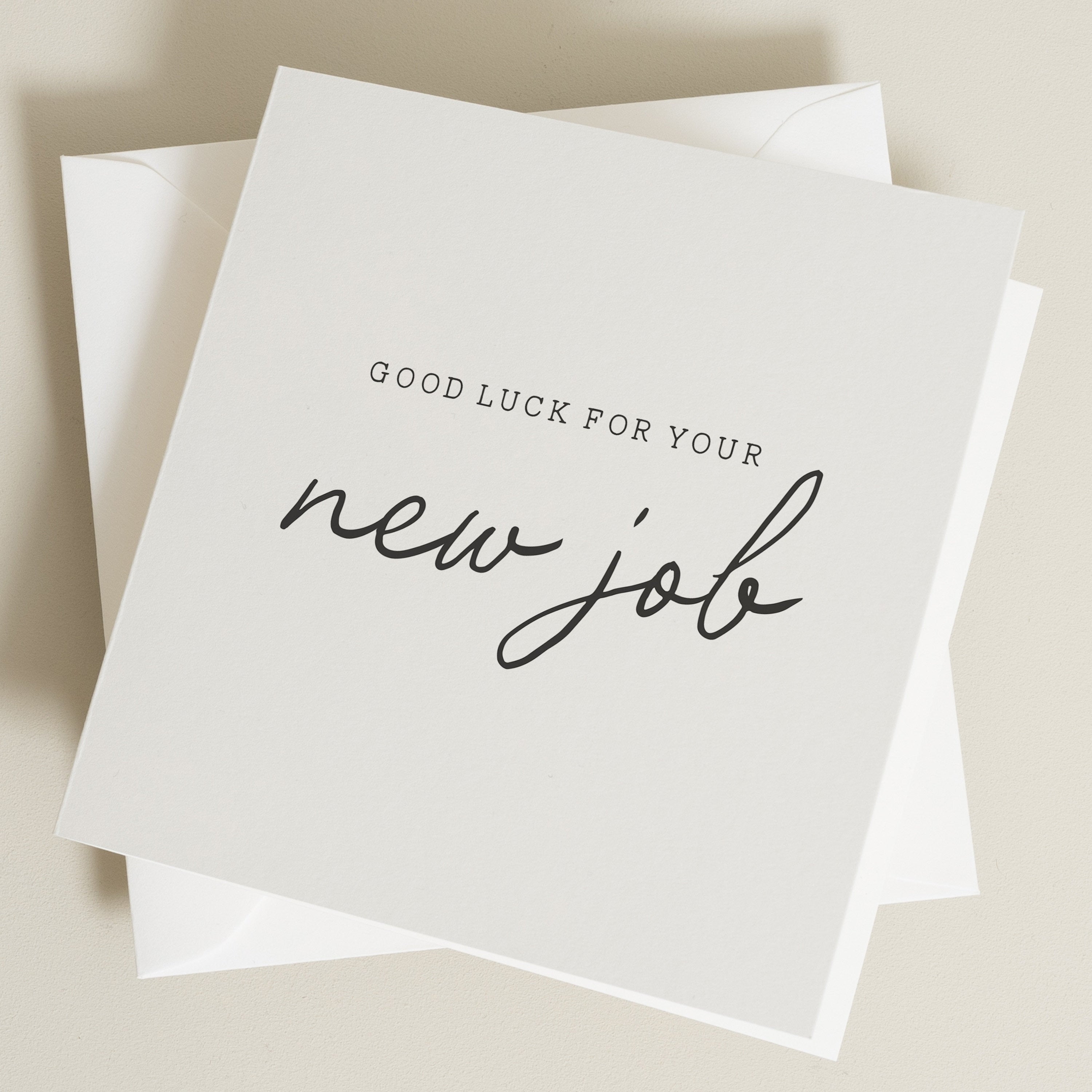 Good Luck At Your New Job Card