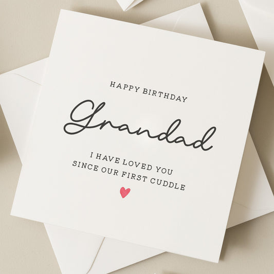 Card For Grandad, Grandad Birthday Card From Baby, Card To Him, Birthday Gift For Grandpa, Special Grandad Birthday Card, Grandpa, Pops