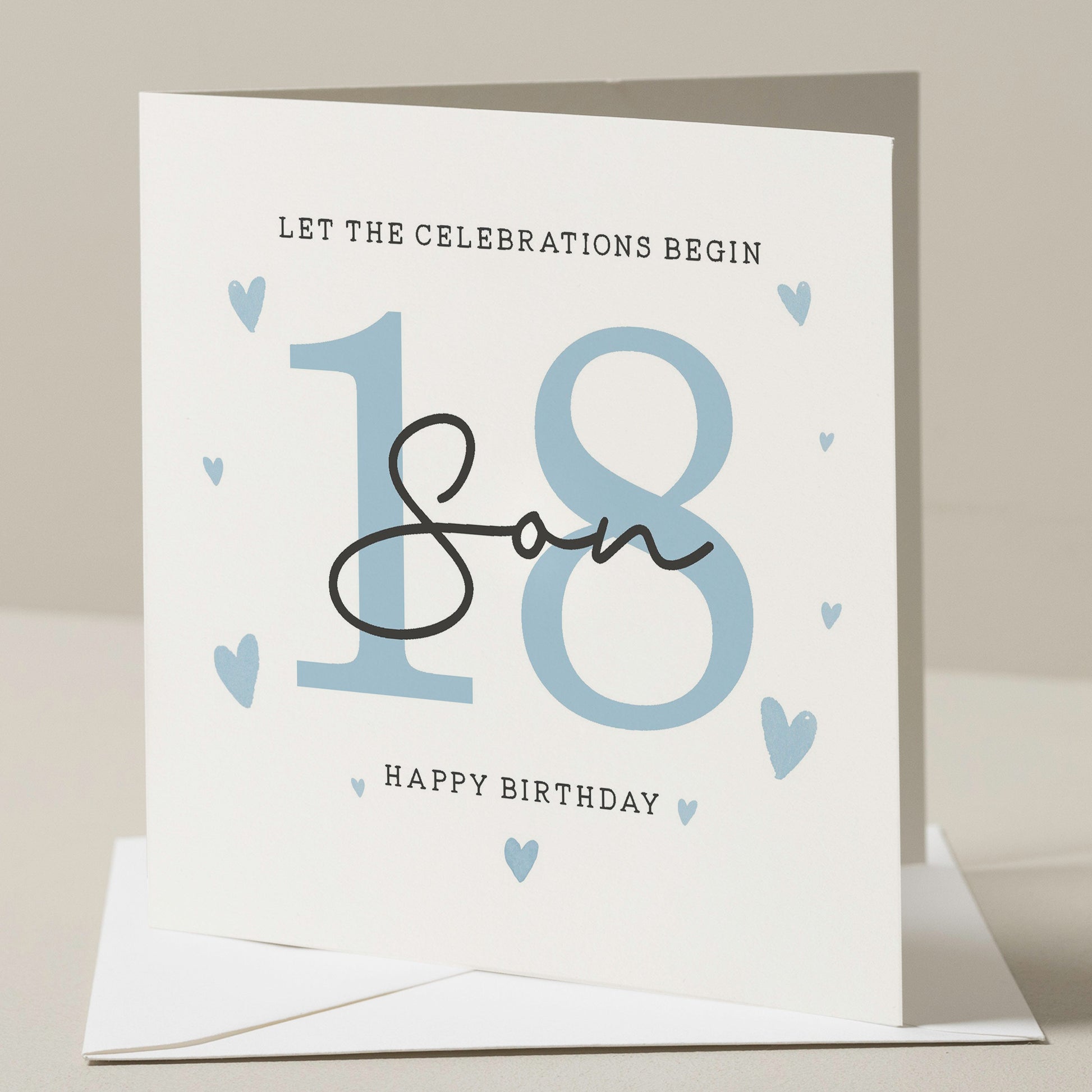 18th Birthday Card, For Son, Son 18th Birthday Card, 18th Birthday Card For Son, 18th Birthday Gift For Him, Eighteenth