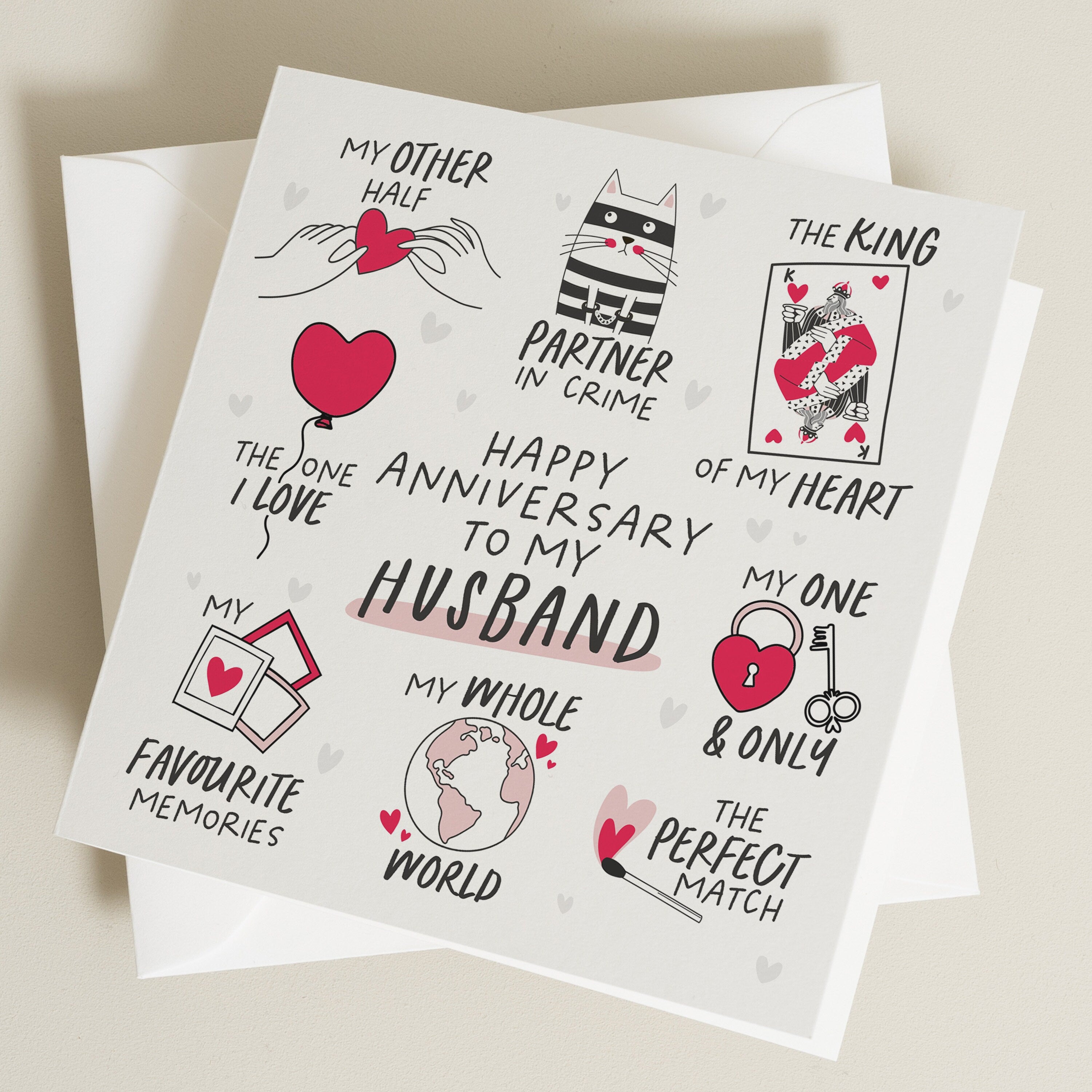 Anniversary Card Year Anniversary Gifts For Husband Husband