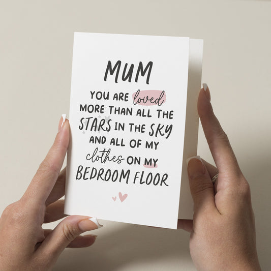 Funny Mothers Day Card, For Mum On Mother's Day Card, Mum Gift, Mothers Day Card For Mum, Card For Mothers Day, Funny Mum Card, Birthday