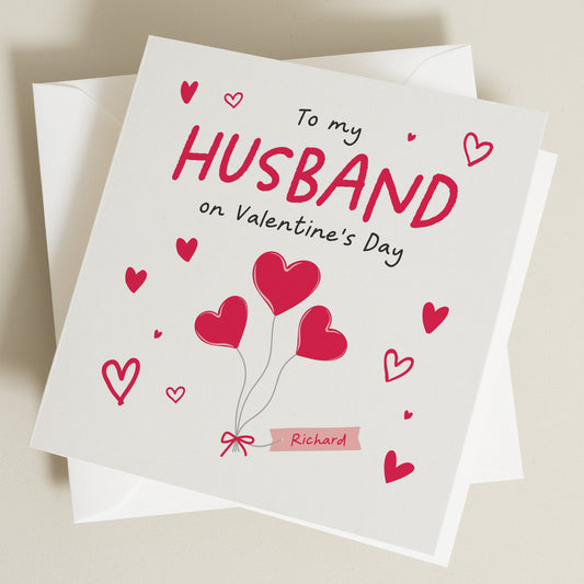 Husband Or Wife Valentines Day Card, Husband Valentine's Day, Valentines Day Card For Him Or Her, Husband Valentine's Card, valentine's Gift