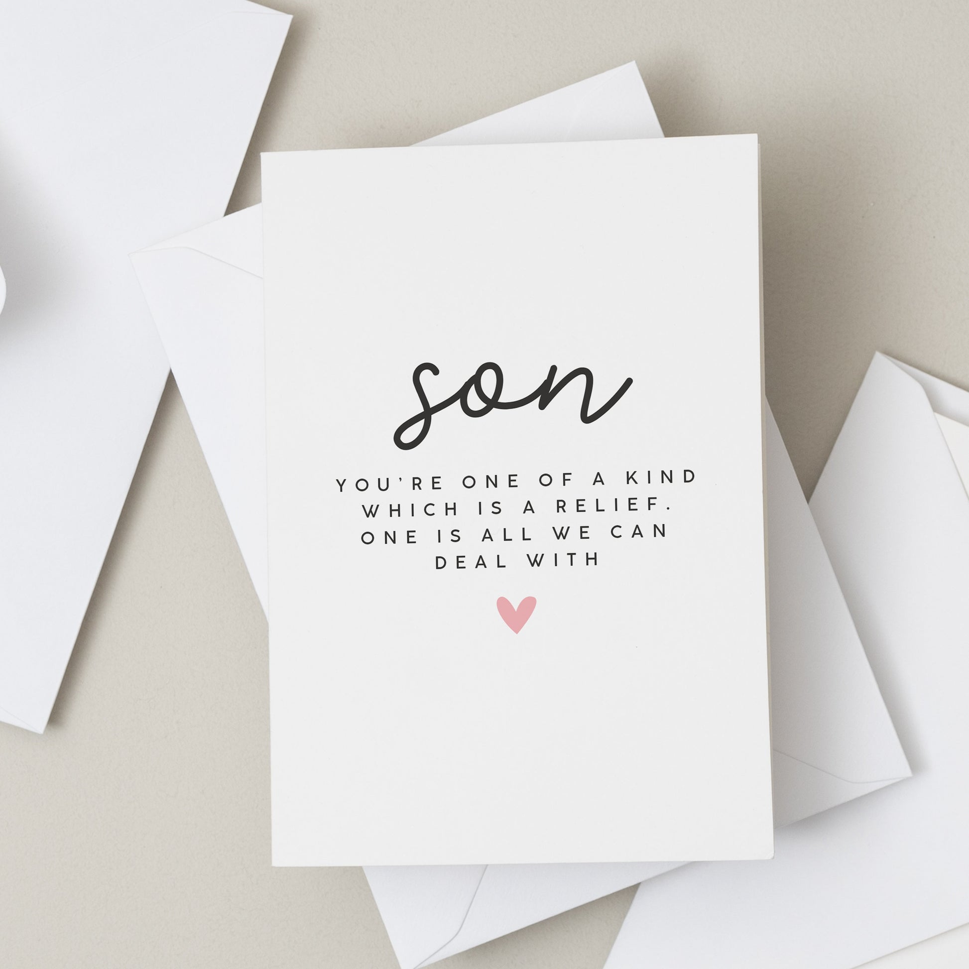 Son Birthday Card, Funny Birthday Card For Son, Son's Birthday Card, Son Birthday Gift, Joke Son Birthday Card For Him
