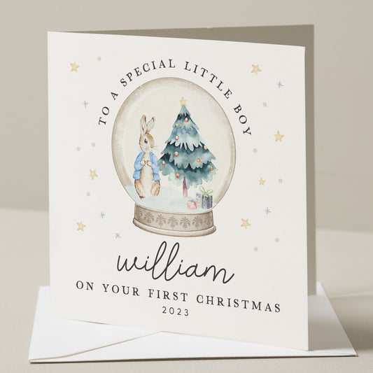 2023 1st Christmas Card, Son First Christmas, Personalised Christmas Card For Baby Boy, First Christmas Card, Baby's 1st Christmas Gift