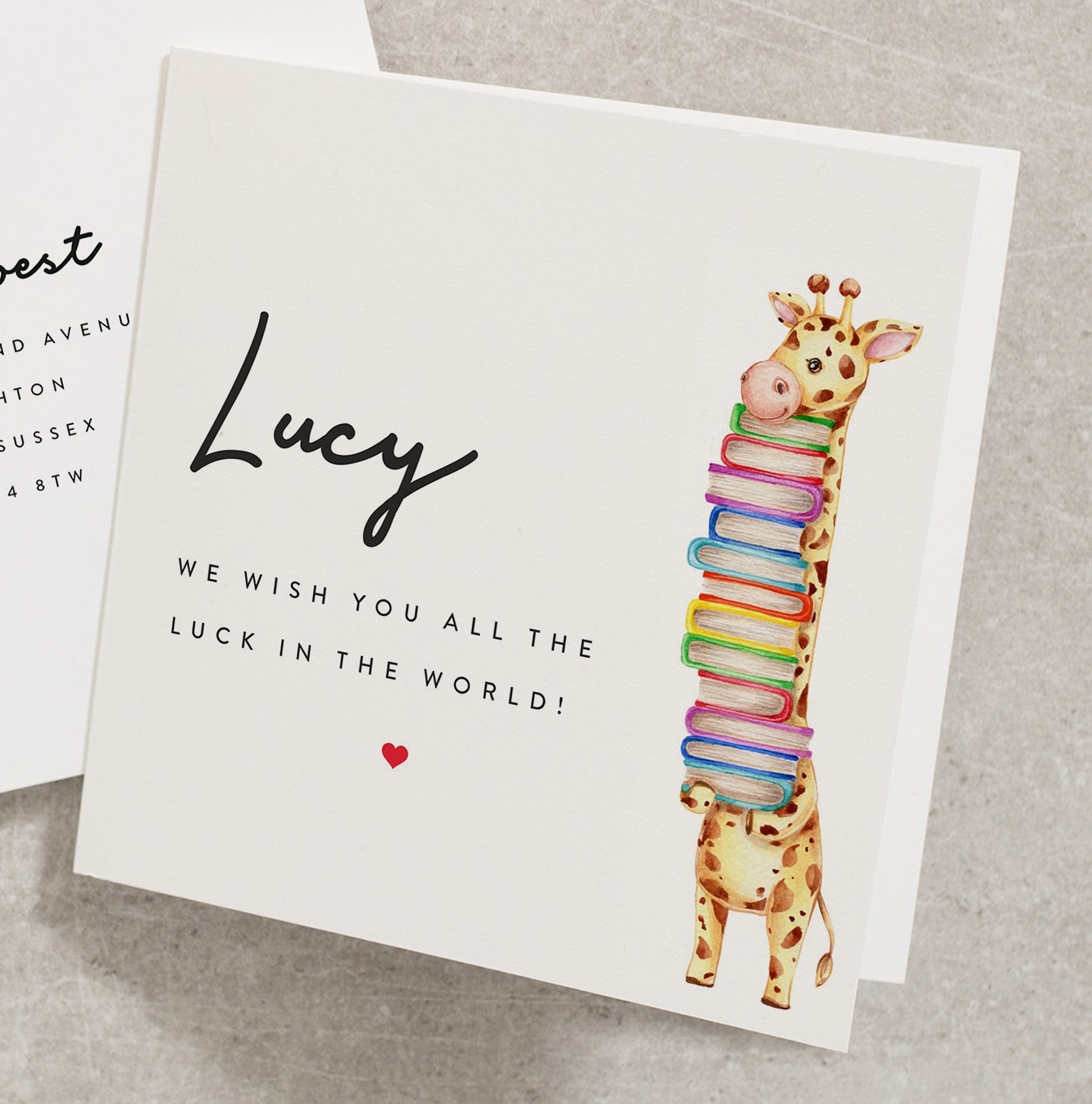 Good Luck In Your Exams Card, Personalised Best of Luck Exams Card, You've Got This Good Luck Card, So Proud of You Good Luck Card EC026