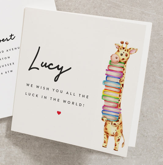 Good Luck In Your Exams Card, Personalised Best of Luck Exams Card, You've Got This Good Luck Card, So Proud of You Good Luck Card EC026