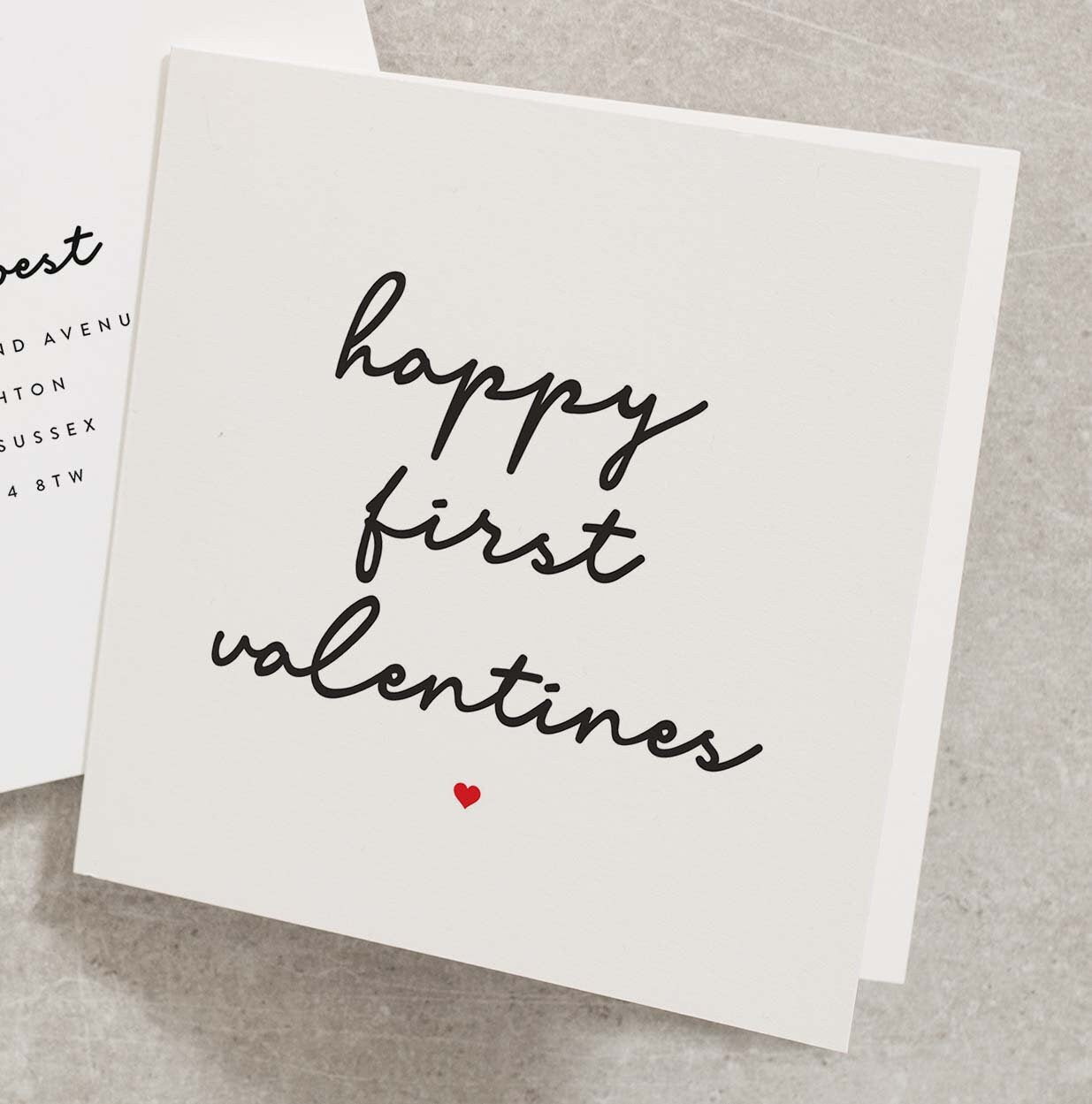 Happy First Valentines Day Card