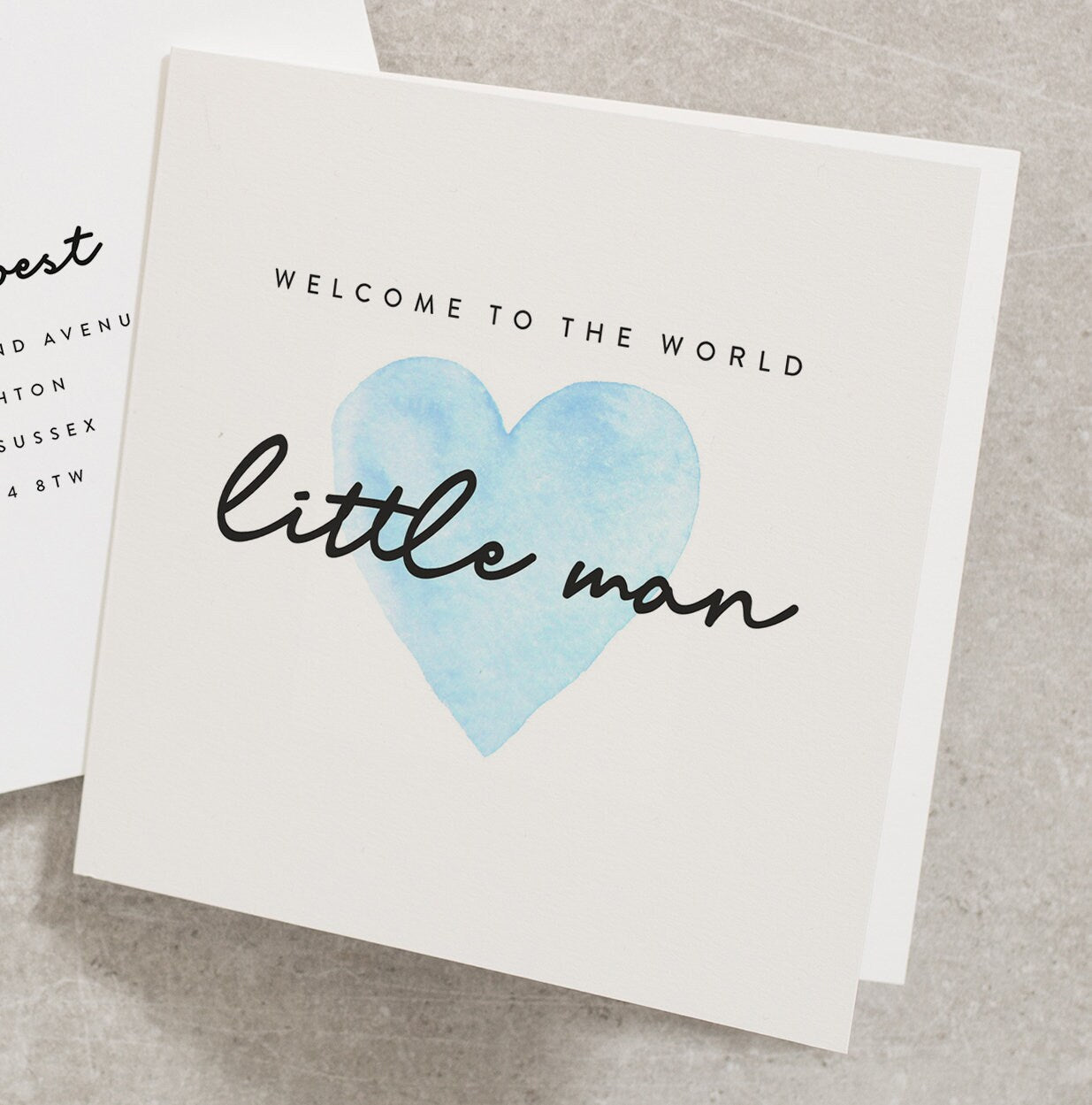 New Baby Boy Card
