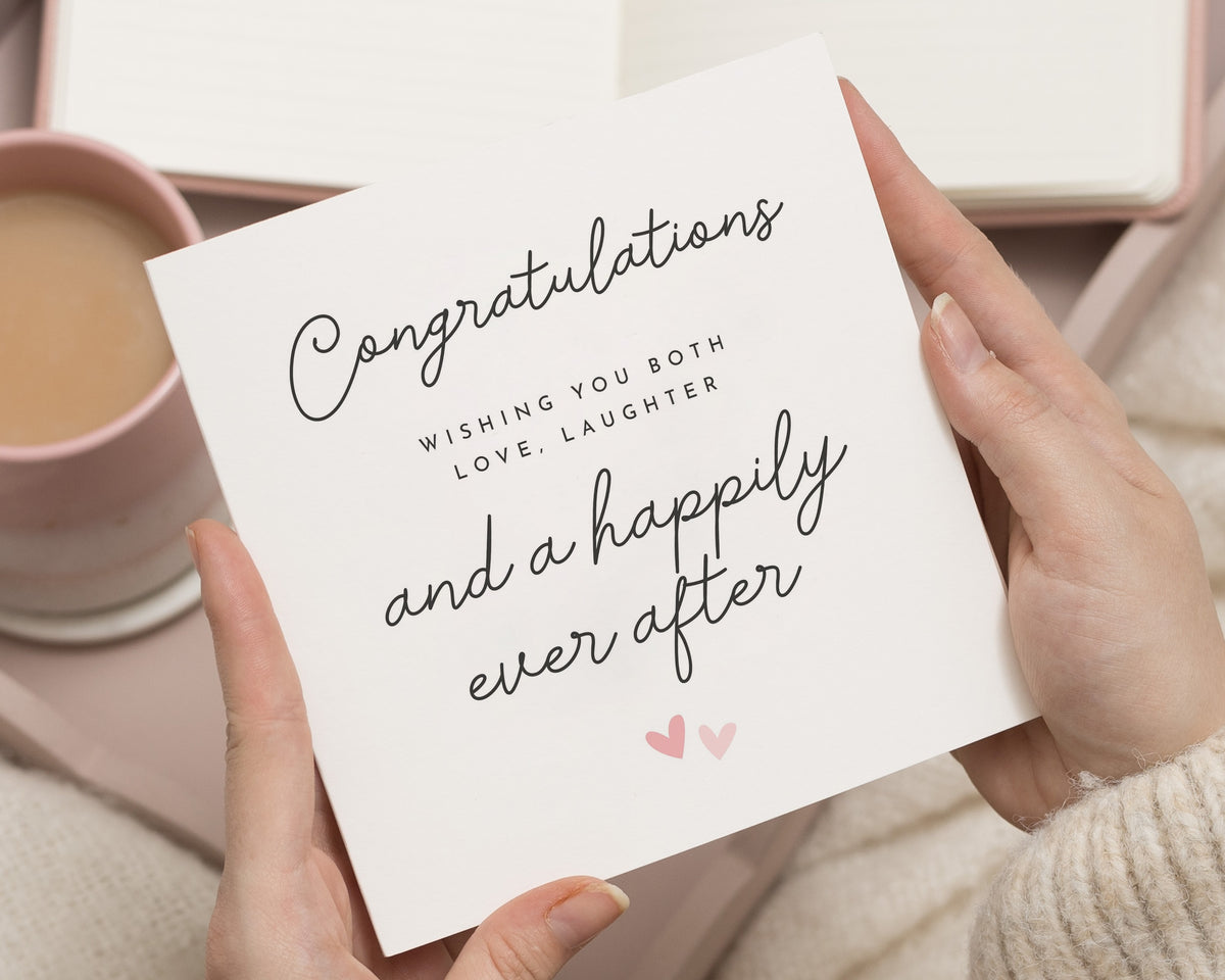 Wedding Card for Couple, Congratulations Wedding Card, Engagement Card, Bride and Groom Card, Marriage Card, Wedding Day Card