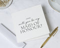 Will You Be My Maid Of Honour Card, Personalised Maid Of Honour Proposal, Bridesmaid Proposal Card, Wedding Party Card