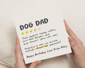 Birthday Card for Dog Dad, Funny Dog Dad Card, Birthday Card from the Dog, Dog Dad Birthday Card, Personalised Card for Him