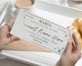 Personalised Concert Gift Voucher, Concert Ticket Gift, Gig Ticket Voucher, Music Event Voucher, Gift Experience for Her