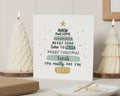 Christmas Card for Childminder, Personalised Christmas Card, Merry Christmas Card for Her, Childminder Christmas Card, Custom Name Card