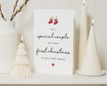 First Christmas Card for Couple, 1st Christmas Card, Personalised Christmas Card, Mr and Mrs Christmas Card, Newlywed Xmas Card