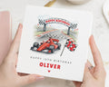12th Birthday Card for Boy, Racing Car Birthday Card, Personalised Birthday Card for Son, 12th Birthday Card for Him, Formula Car Card
