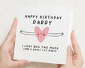Birthday Card for Dad, Daddy Birthday Card, Cute Birthday Card for Him, I Love You This Much Card, Birthday Card from Kids