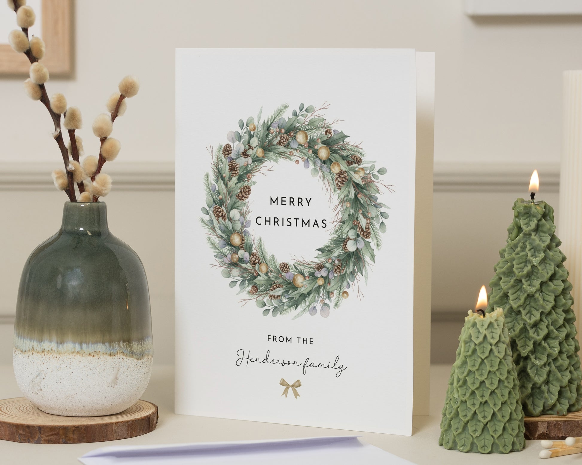 Personalised Christmas Card, Family Christmas Card, Pack of Christmas Cards, Pack of 10 20 50 100