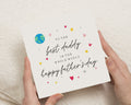 Fathers Day Card for Daddy, Best Daddy Fathers Day Card, Fathers Day Card from Kids, Cute World Card for Dad, Happy Fathers Day Card