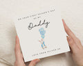 First Fathers Day Card, Personalised Fathers Day Card from Baby, Bunny Fathers Day Card, Daddy Card, Cute Fathers Day Card for Him