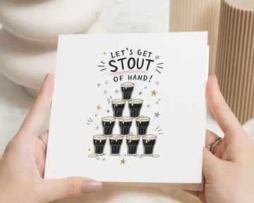 Funny Birthday Card for Him, Beer Birthday Card, Stout Birthday Card, Pun Birthday Card, Birthday Card for Dad, Friend, Husband, Boyfriend