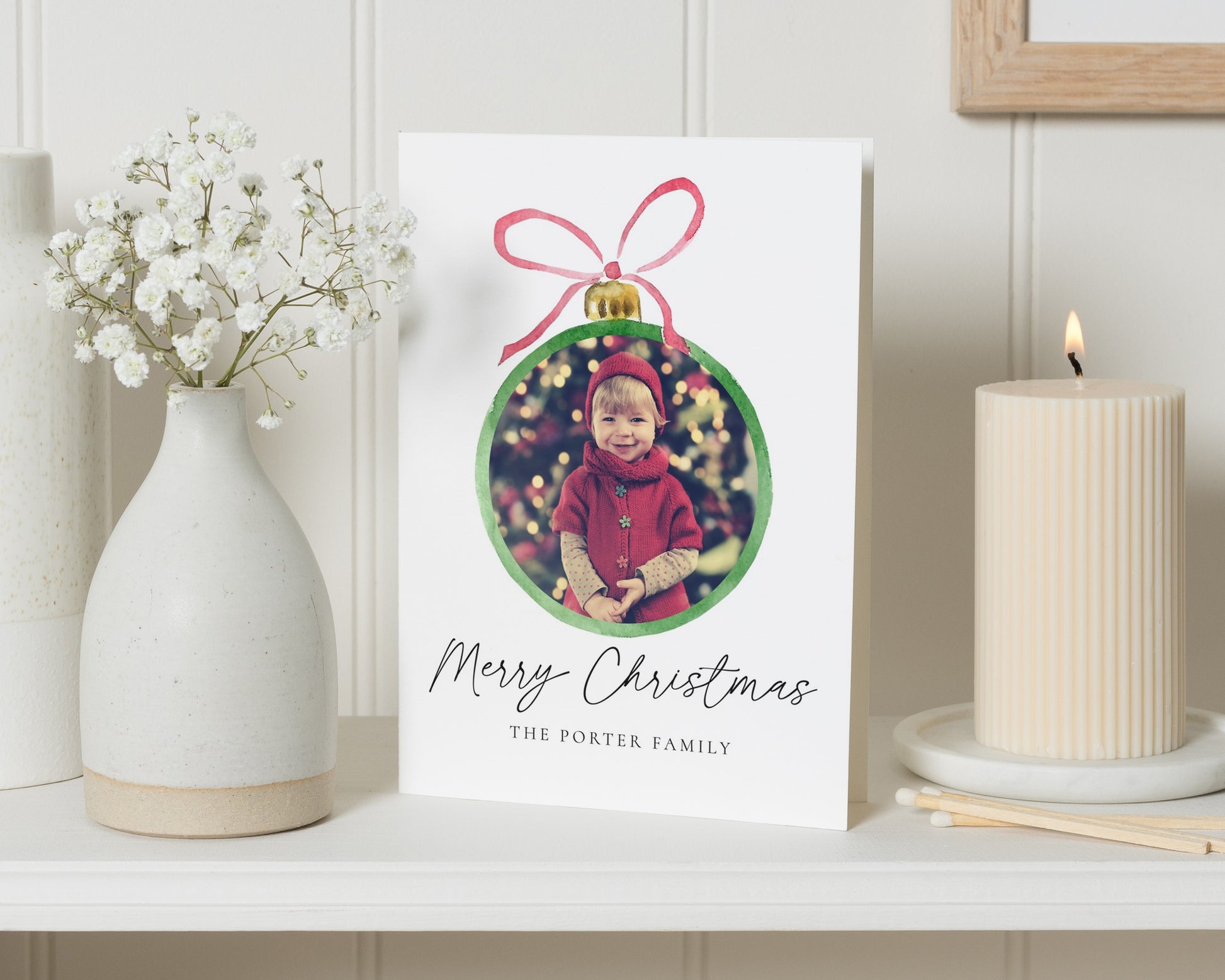 Personalised Photo Christmas Card, Pack of Christmas Cards, Family Christmas Card, Pack of 10, 20, 50 or 100