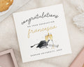 Graduation Card, Personalised Graduation Card, Graduation Card for Her, Champagne Graduation Card, University Graduation Card