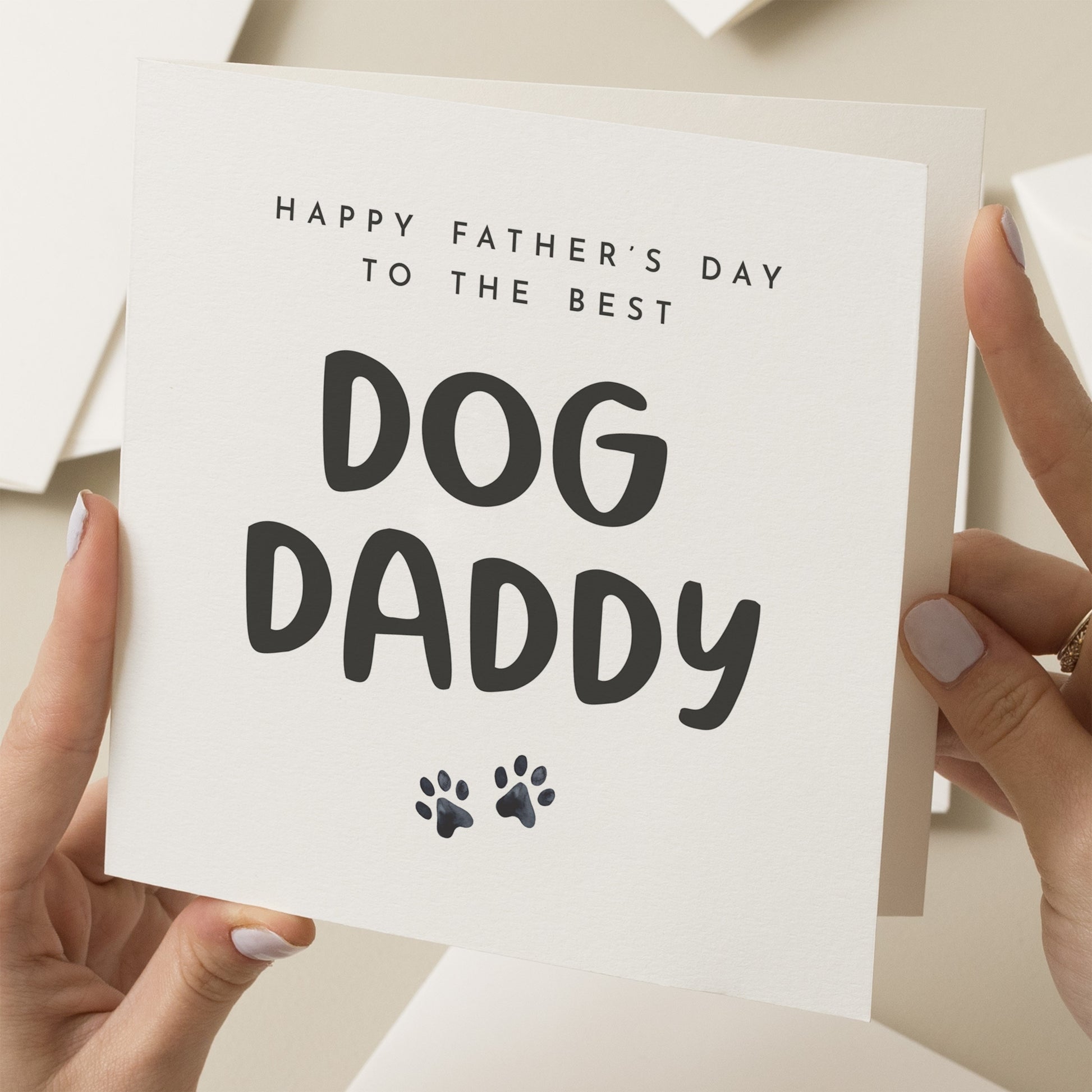 Fathers Day Card From The Dog, Cute Dog Dad Fathers Day, Dog Dad Card For Him, To The Best Dog Dad, Dog Parent Card, Dog Dad Card, From Dog